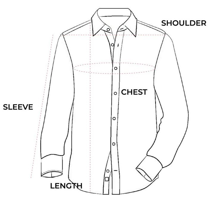 Shirt Size Diagram